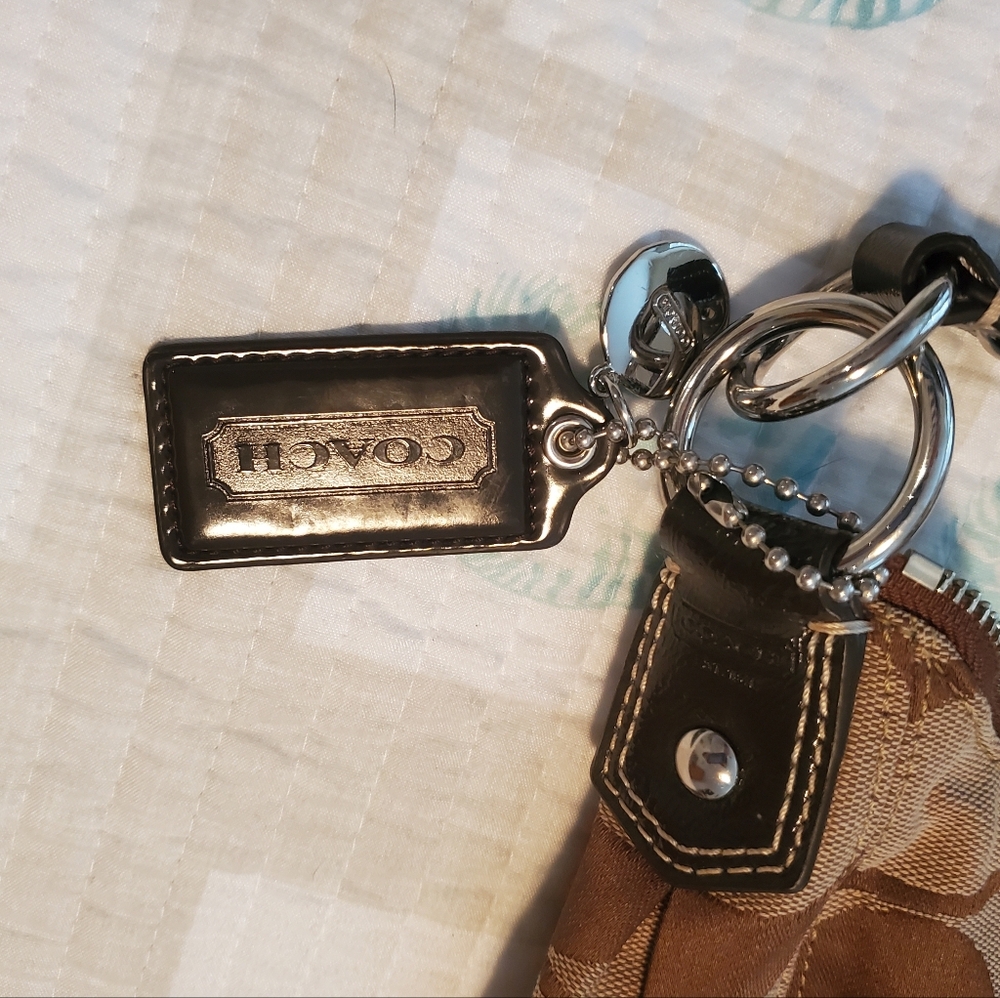 Coach Signature Brown Hobo style bag - Picture 7 of 12